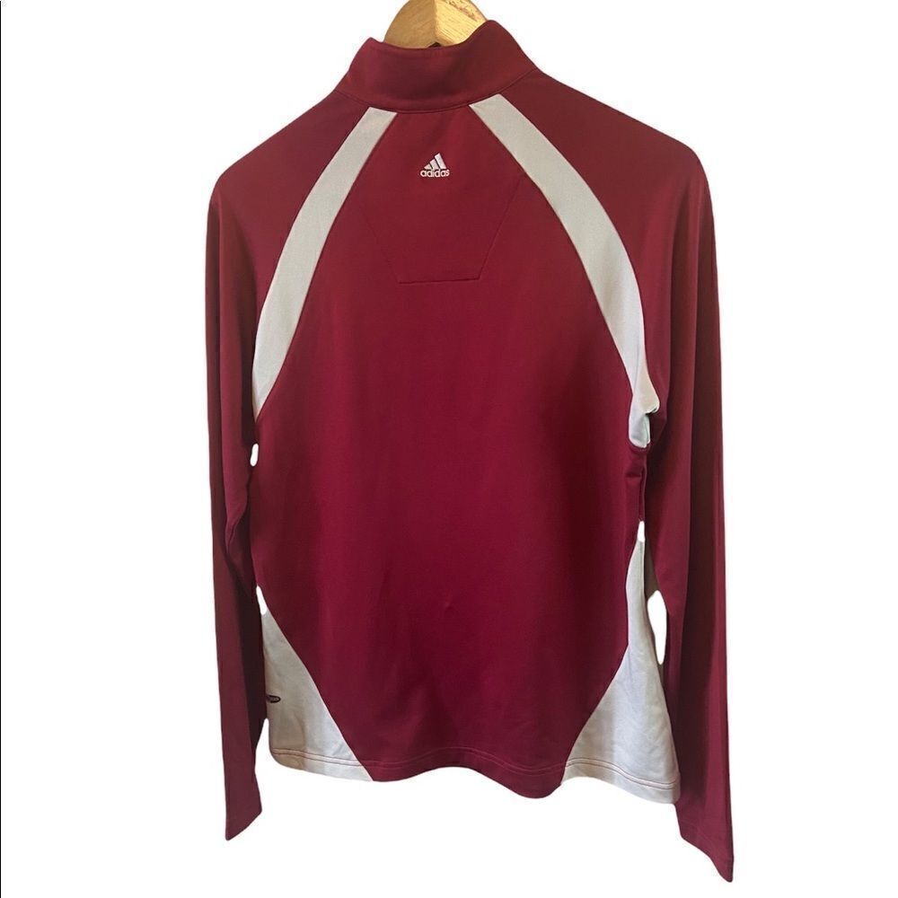 ADIDAS Climawarm Lightweight Long Sleeve Colour Blocked Half Zip Pullover L - Picture 3 of 8